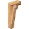 Ekena Millwork Balboa Arts and Crafts Smooth Bracket w/ Offset Brace, Western Red Cedar, 5 1/2"W x 14"D x 26"H BKT0604X14X26BOA03SWR - alternate 1